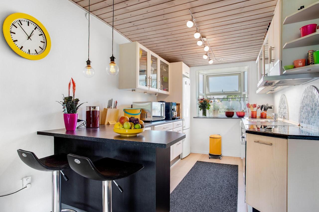 Fredelig Overnatning Ved Sundet Og Norrestrand So ฮอร์เซินส์ ภายนอก รูปภาพ
